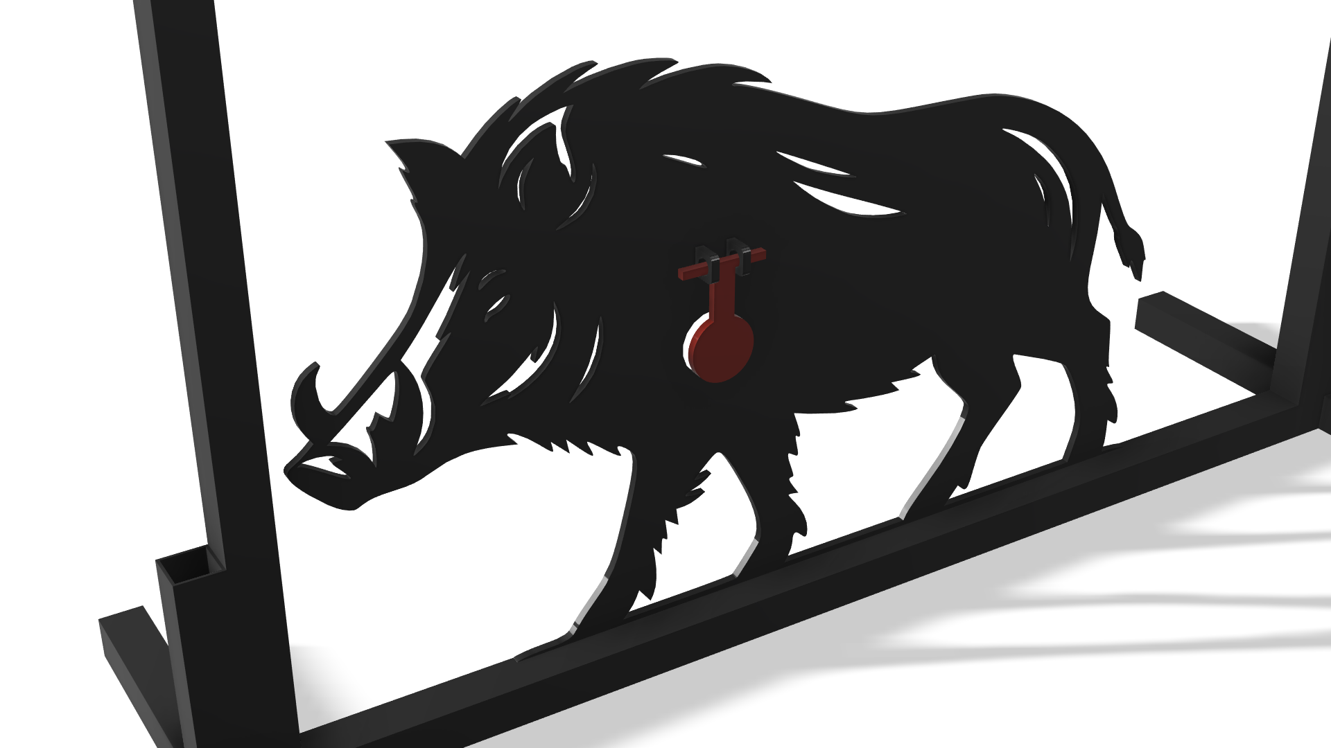 Hog Shooting Target DXF & Blueprints