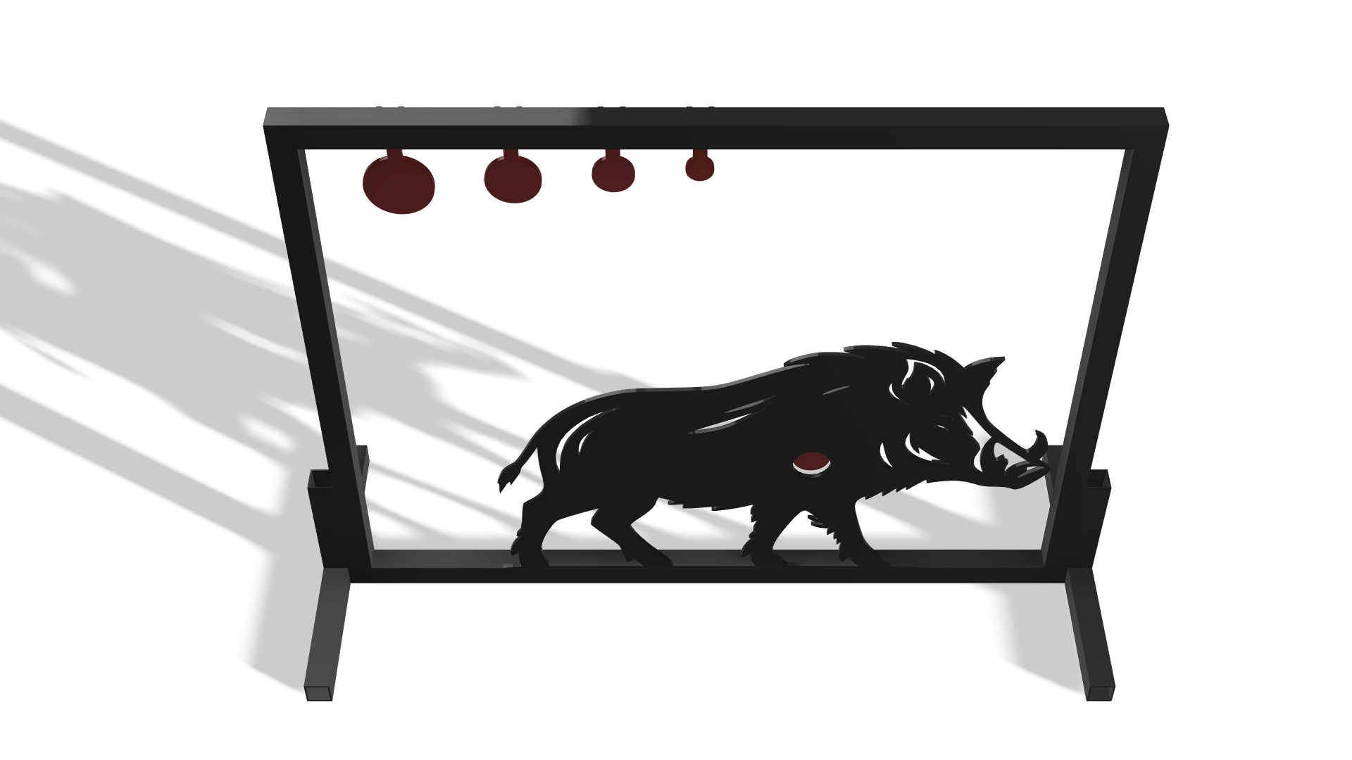 Hog Shooting Target DXF & Blueprints