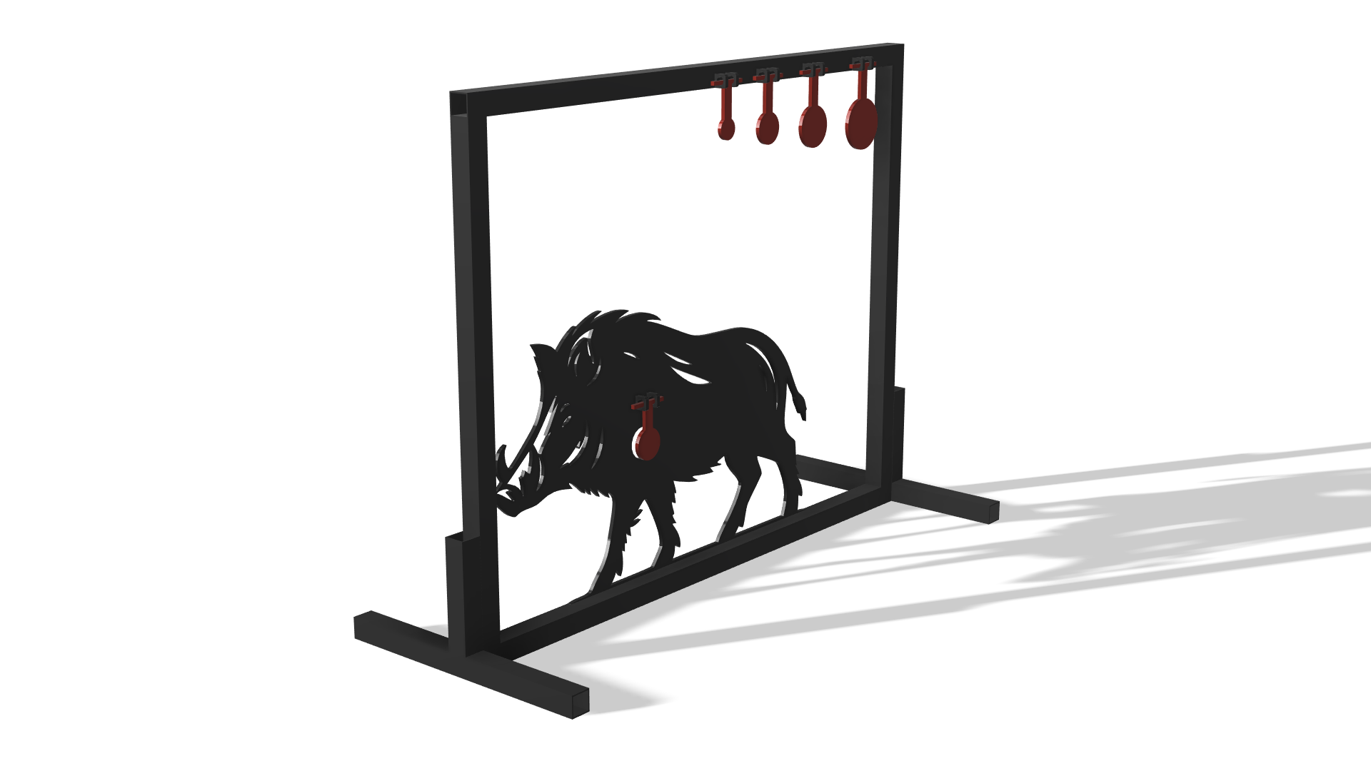Hog Shooting Target DXF & Blueprints