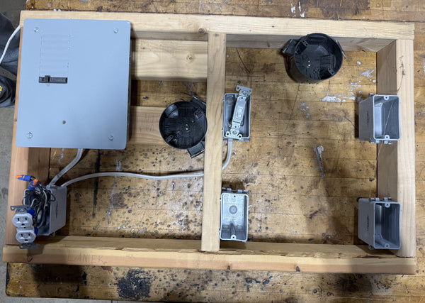 Electrical Wire Board Blueprints: (Gang box Locations not included)