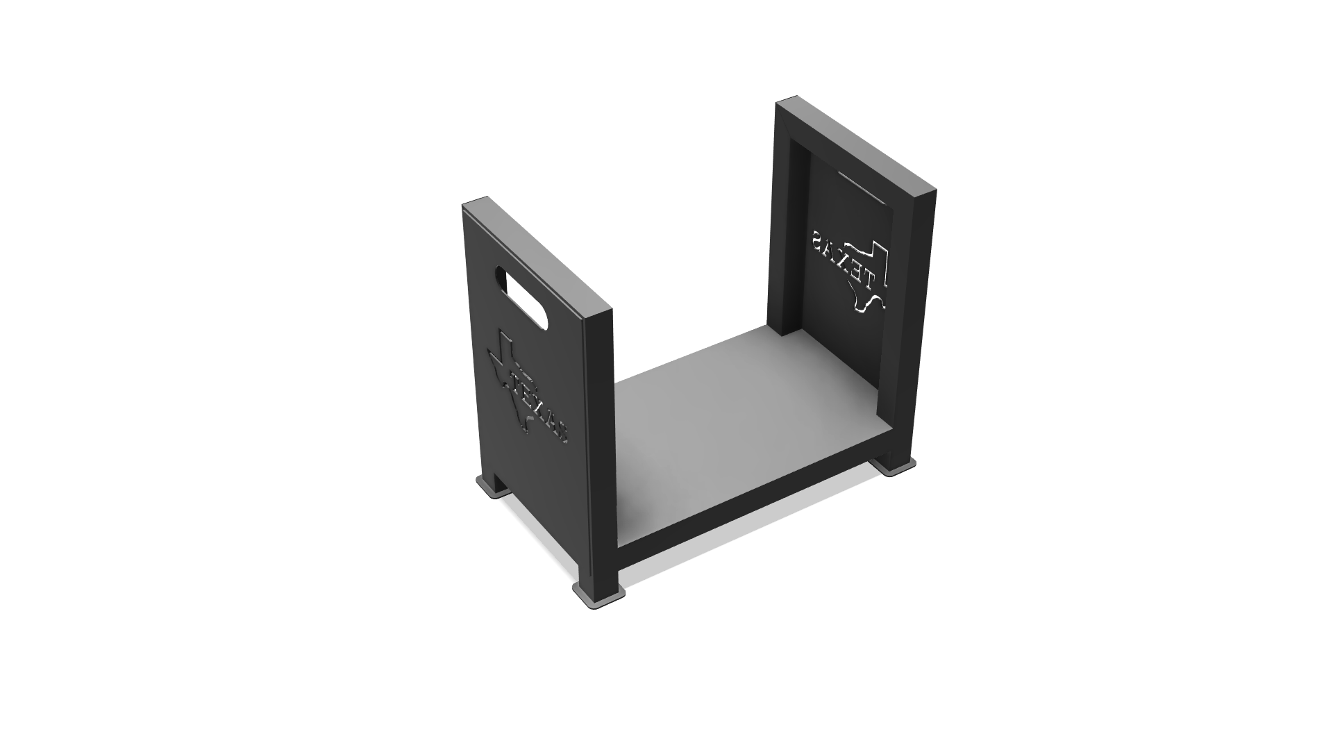 Indoor Texas Firewood Rack DXF & Blueprints