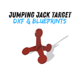 Jumping Jack Target DXF & Blueprints
