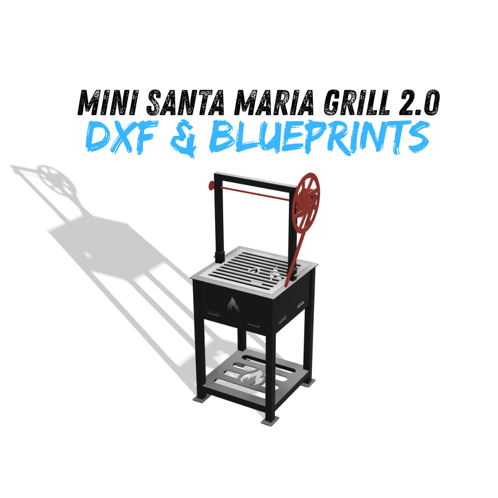 Mini Santa Maria Grill 2.0 DXF & Blueprints