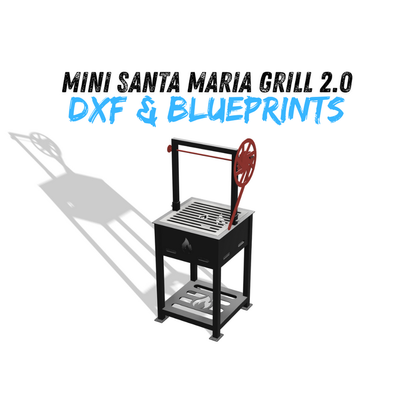 Mini Santa Maria Grill 2.0 DXF & Blueprints
