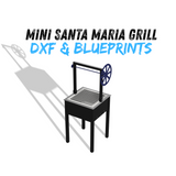 Mini Santa Maria Grill DXF & Blueprints