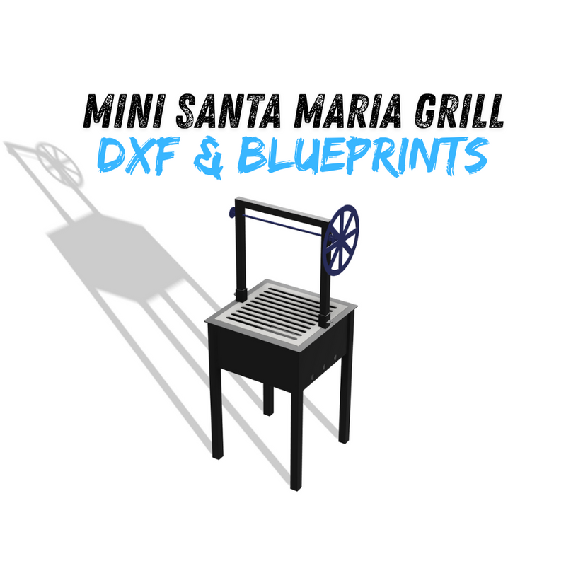 Mini Santa Maria Grill DXF & Blueprints