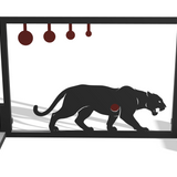 Mountain Lion Shooting Target DXF & Blueprints