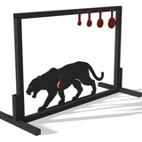 Mountain Lion Shooting Target DXF & Blueprints