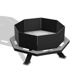 Octagon Fire Pit DXF & Blueprints