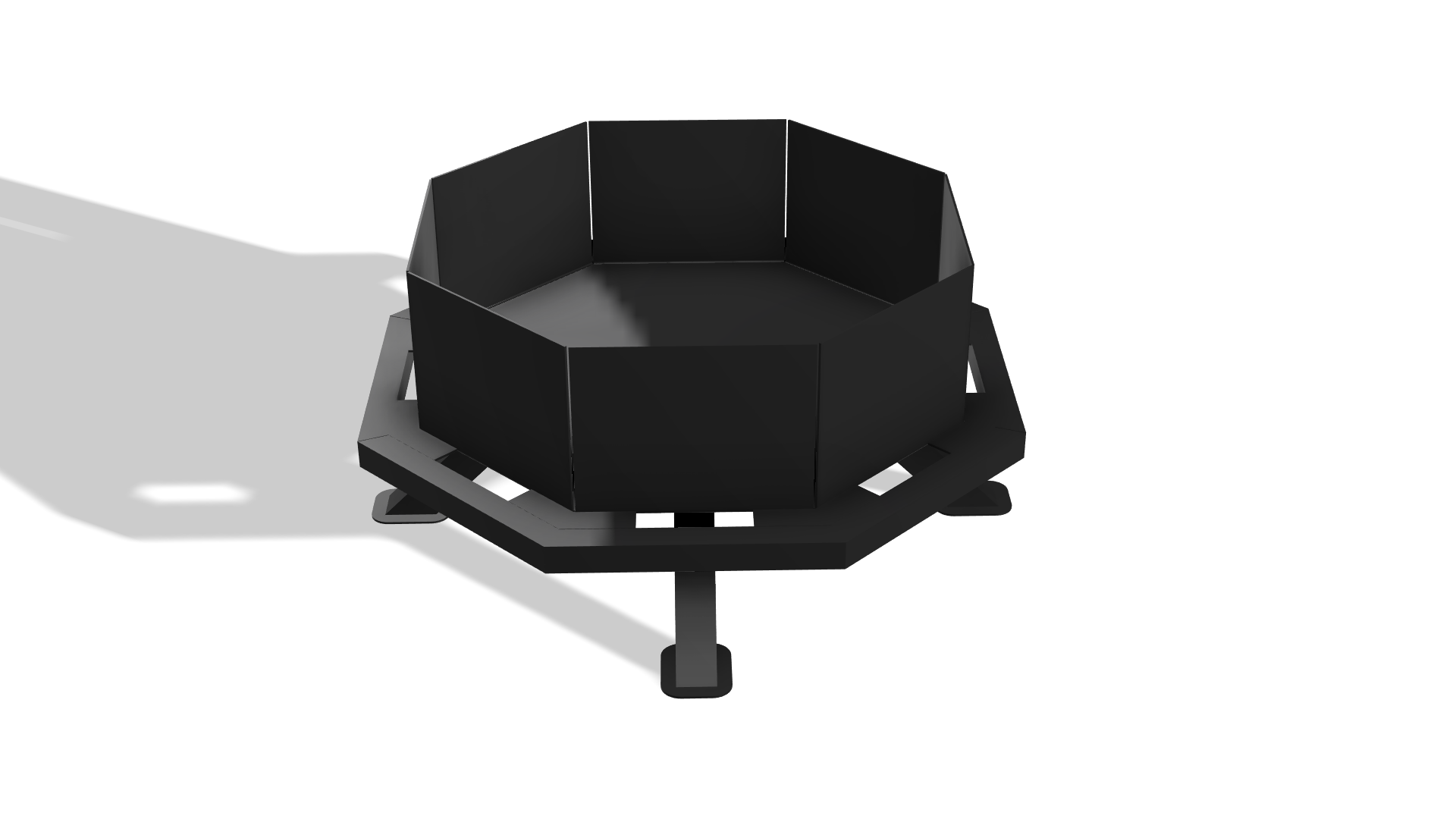 Octagon Fire Pit DXF & Blueprints
