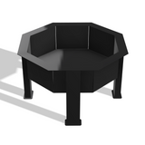 Octagon Fire Pit 2.0 DXF & Blueprints