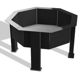 Octagon Fire Pit 2.0 DXF & Blueprints