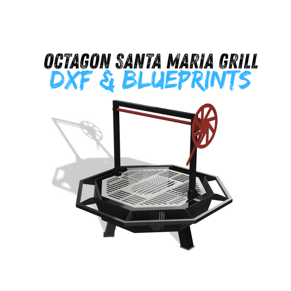 Octagon Santa Maria Grill DXF & Blueprints