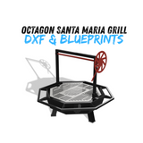 Octagon Santa Maria Grill DXF & Blueprints