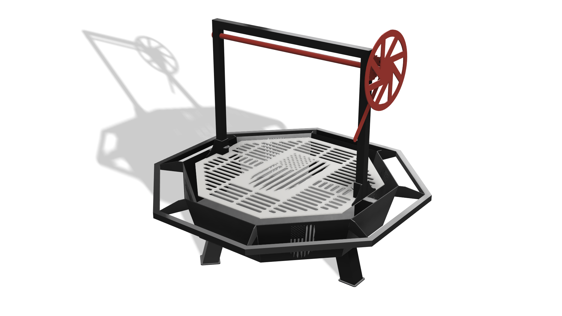 Octagon Santa Maria Grill DXF & Blueprints