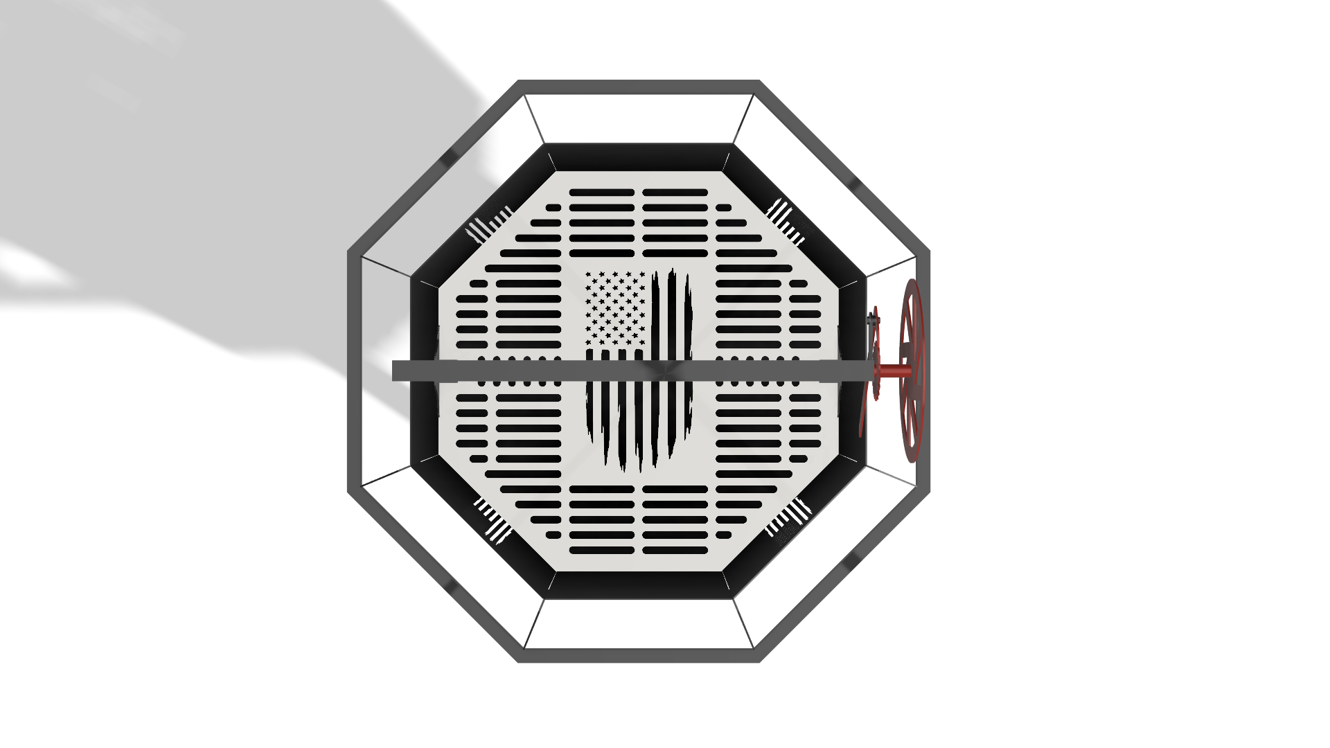 Octagon Santa Maria Grill DXF & Blueprints