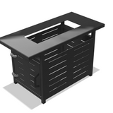 Propane Fire Pit Table DXF & Blueprints