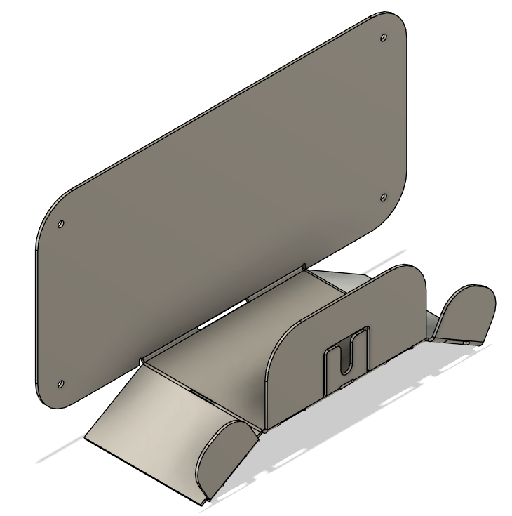 Rectangular Hose Reel Holder DXF File – CNC, Plasma, or Laser Cut Ready