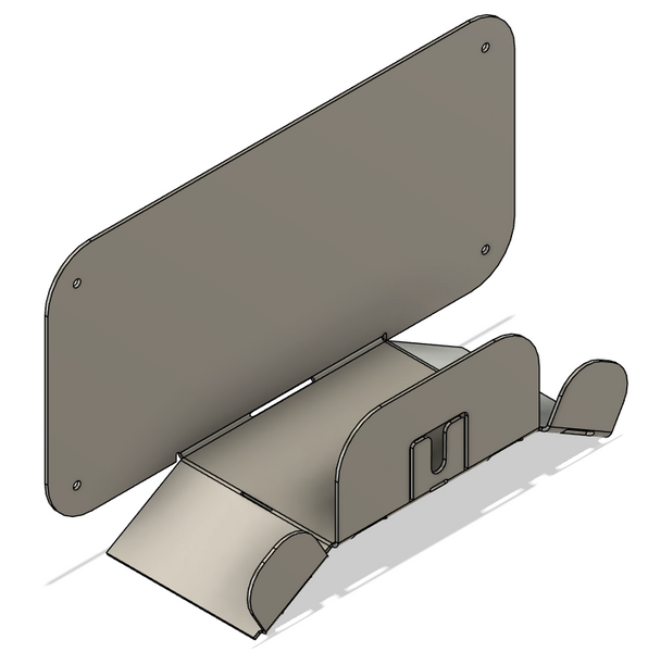 Rectangular Hose Reel Holder DXF File – CNC, Plasma, or Laser Cut Ready