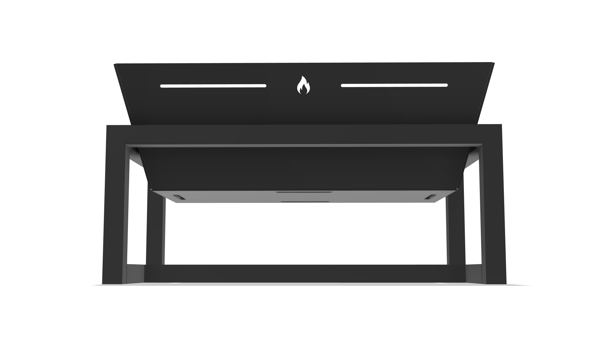Rectangular Fire Pit DXF & Blueprints