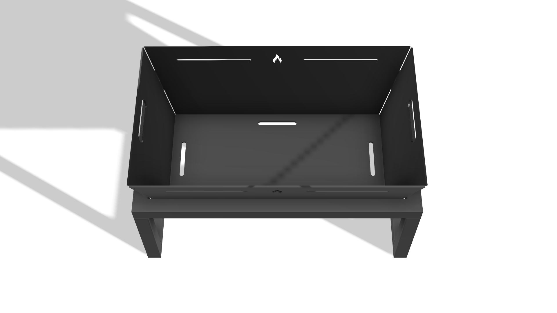 Rectangular Fire Pit DXF & Blueprints