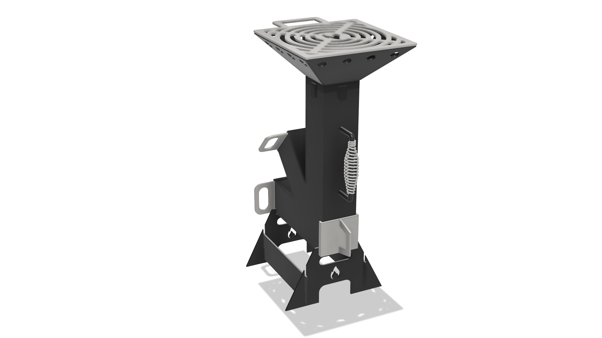 4" Rocket Stove DXF & Blueprints