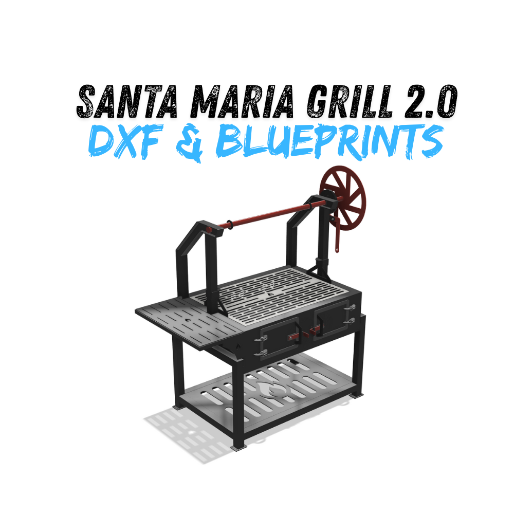 Santa Maria Grill 2.0 DXF & Blueprints