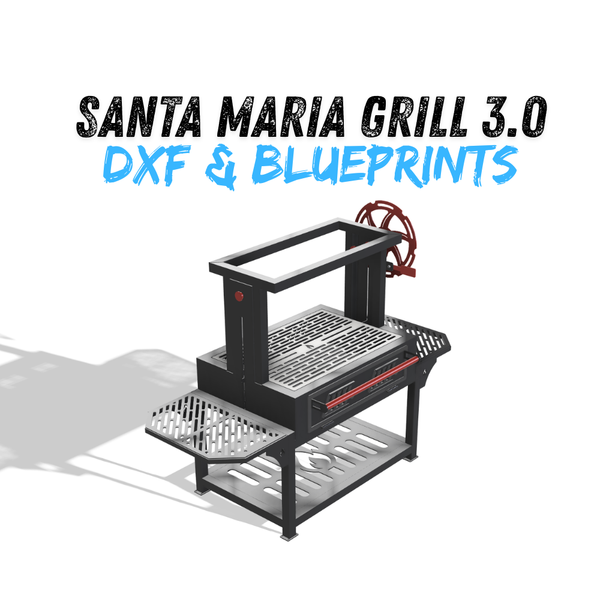 Santa Maria Grill 3.0 DXF & Blueprints
