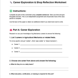 Ag Mechanics Emergency Sub Plans: 10 No-Prep Worksheets