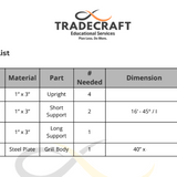 1" x 3" Fire Pit Project Plan Bundle | Metal Fabrication Shop Project