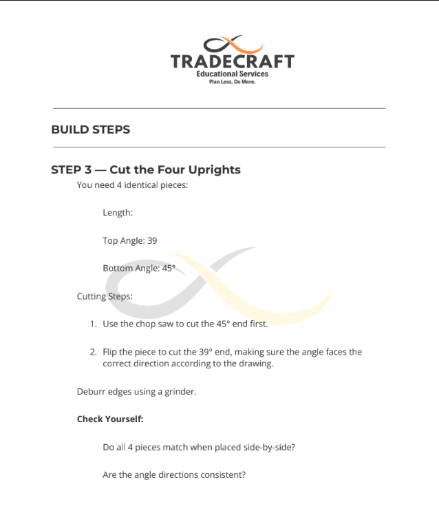 1" x 3" Fire Pit Project Plan Bundle | Metal Fabrication Shop Project