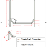 4' Firewood Rack Project Plan Bundle | Metal Fabrication Shop Project