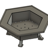 3' Hexagon Steel Fire Pit Project Plan Bundle | Metal Fabrication Shop Project