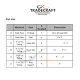 Bucky Pit Project Plan Bundle | Octagonal Steel Fire Pit Metal Fabrication Project