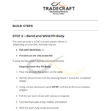 Bucky Pit Project Plan Bundle | Octagonal Steel Fire Pit Metal Fabrication Project