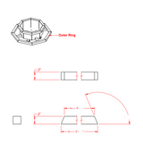 Bucky Pit Project Plan Bundle | Octagonal Steel Fire Pit Metal Fabrication Project