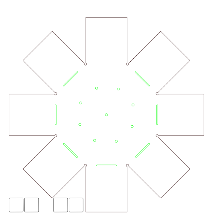 Bucky Pit Project Plan Bundle | Octagonal Steel Fire Pit Metal Fabrication Project
