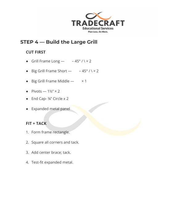 Wall Pit Project Plan Bundle | Advanced Modular Cooking System Fabrication Project