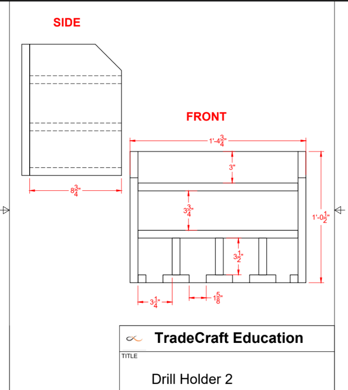 4-Drill & Driver Wall Storage Rack Project Bundle (Digital Download)
