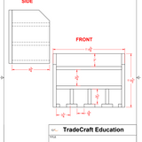 4-Drill & Driver Wall Storage Rack Project Bundle (Digital Download)
