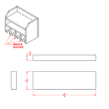 4-Drill & Driver Wall Storage Rack Project Bundle (Digital Download)