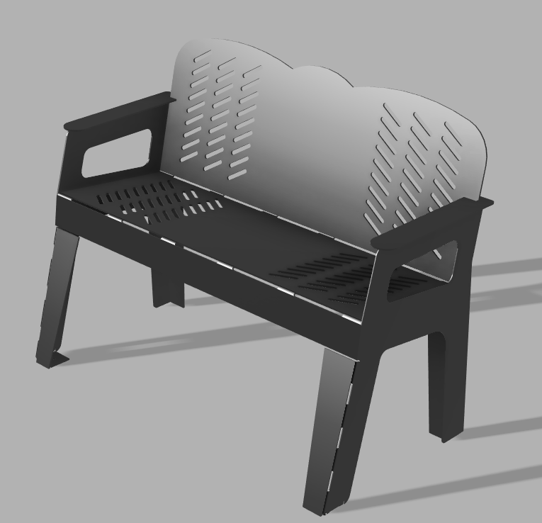 Jackson Bench — Classroom Steel Fabrication Project Plans (DXF + Build Instructions + Lesson Plan + Rubric)