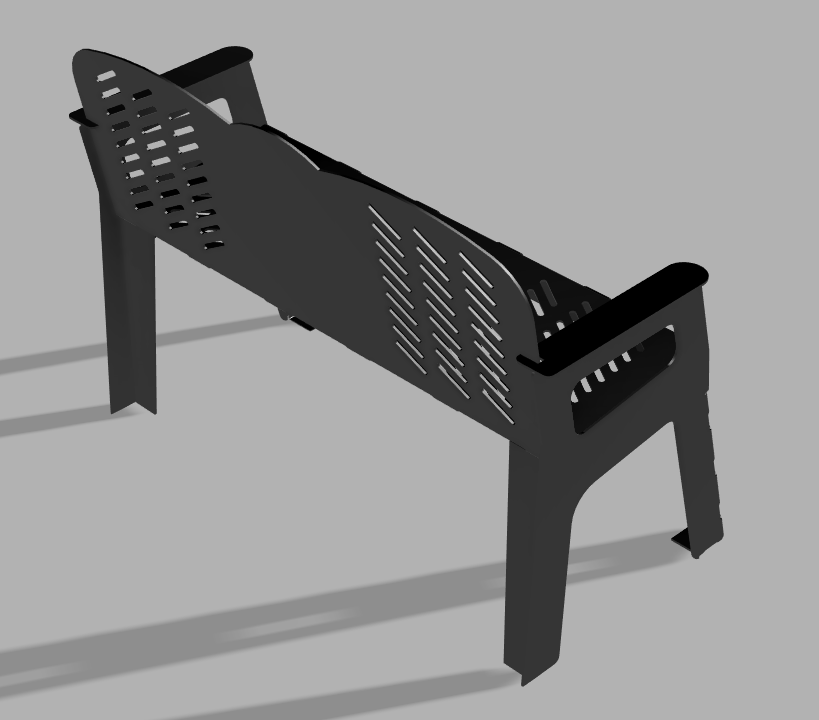Jackson Bench — Classroom Steel Fabrication Project Plans (DXF + Build Instructions + Lesson Plan + Rubric)