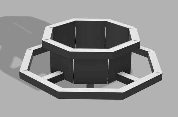 Bucky Pit Project Plan Bundle | Octagonal Steel Fire Pit Metal Fabrication Project