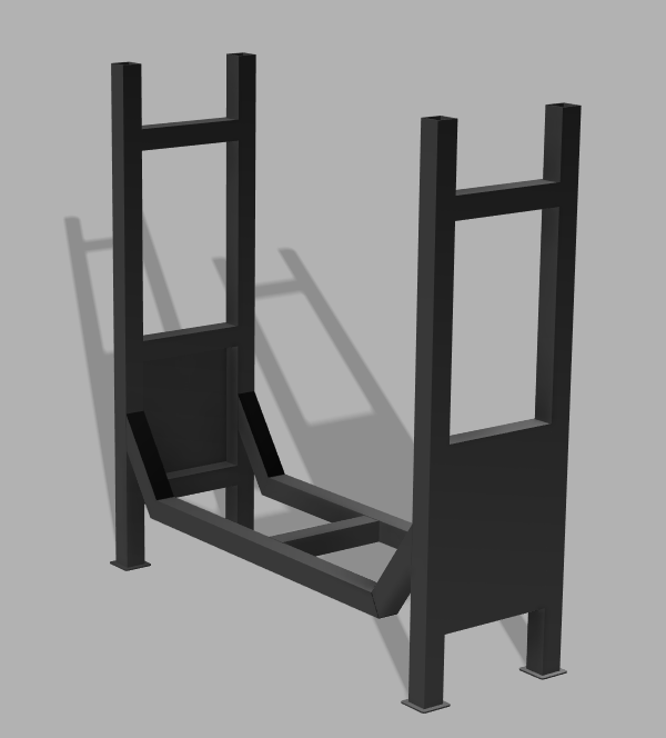 4' Firewood Rack Project Plan Bundle | Metal Fabrication Shop Project