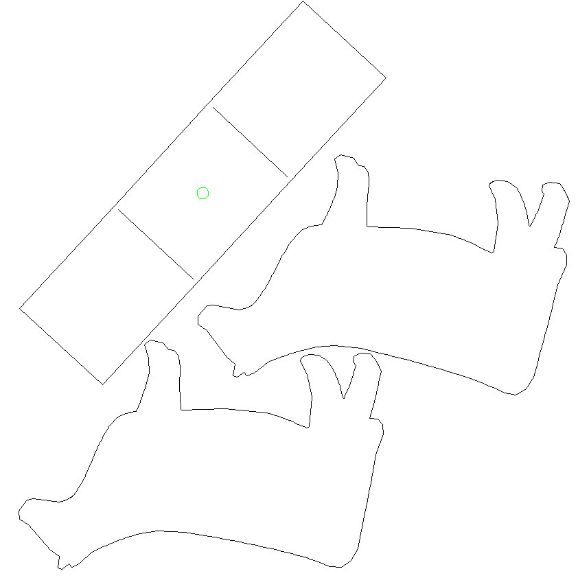 Cow Plant Holder DXF File
