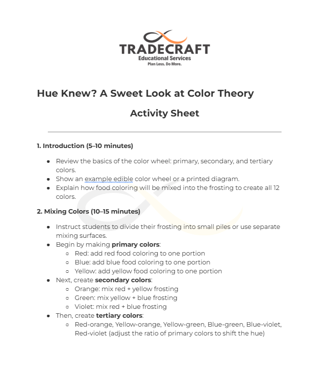 Hue Knew? A Sweet Look at Color Theory