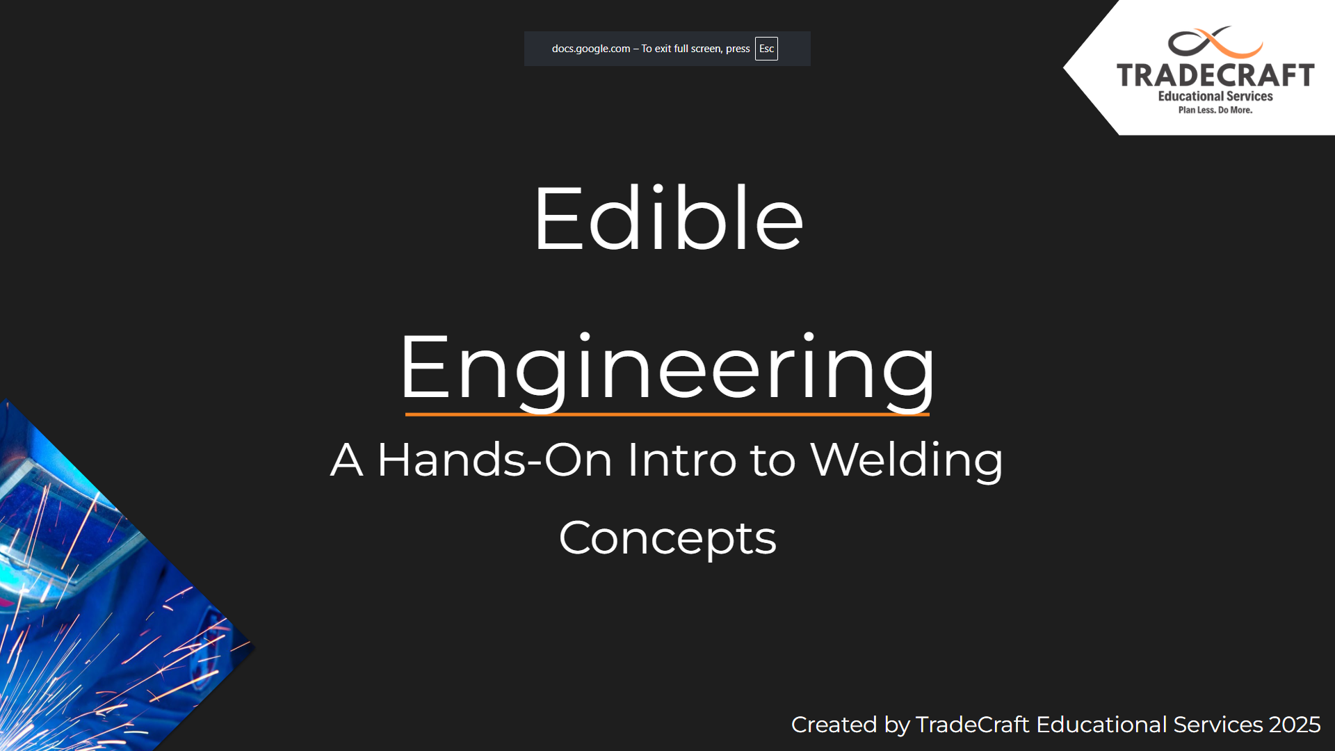 Edible Engineering: Teaching Welding Basics with Crackers & Cheese