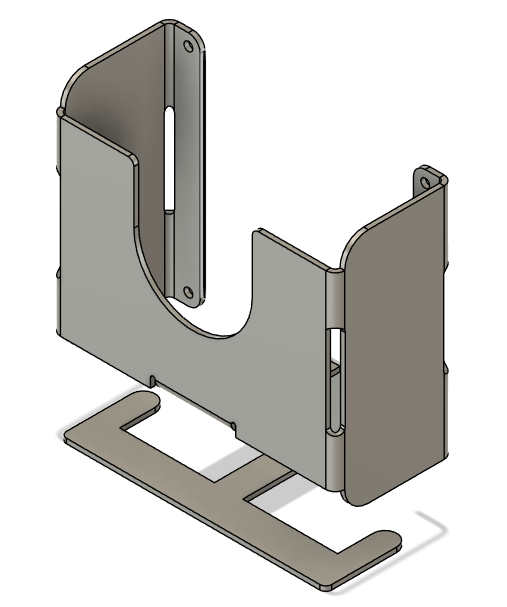 Single Corded Grinder Holder DXF File – CNC, Plasma, or Laser Cut Ready