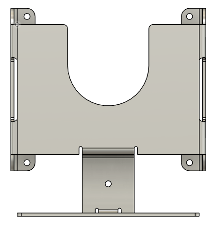 Single Corded Grinder Holder DXF File – CNC, Plasma, or Laser Cut Ready